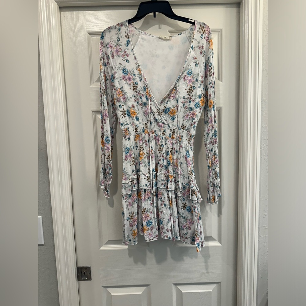 Altar’d State floral cinch waist dress